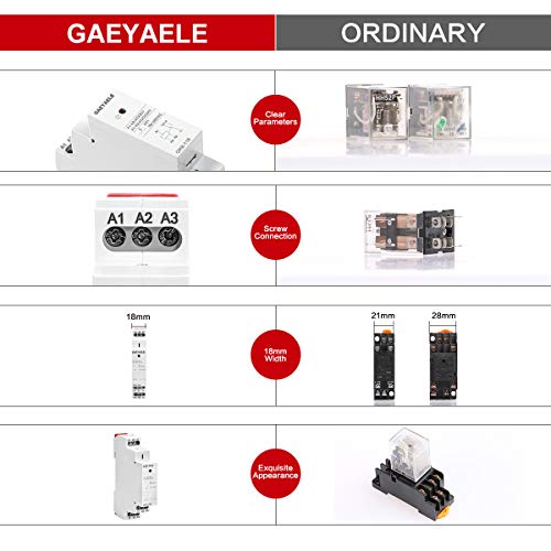 Intermediate Auxiliary Relay 8A 3SPDT RELAYS Din Rail Switch Relay(GR8-308,AC/DC 48V) - size: GR8-308,AC/DC 48V