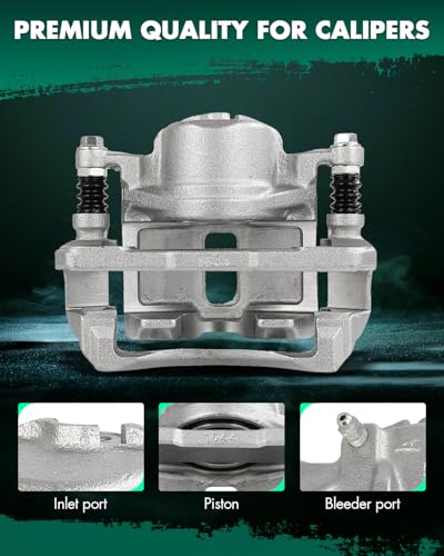 SCITOO 1PC 19B2669 Front Passenger Side Disc Brake Caliper With Bracket - size: Front Passenger[19B2669]