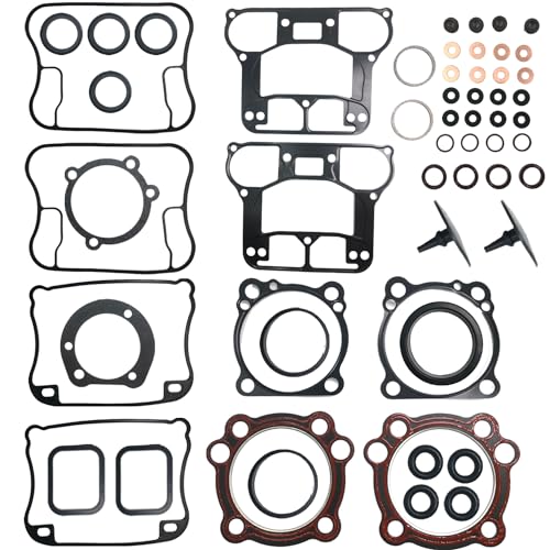 57 PCS Top End Gasket for Sportster 1200 Sport Custom XLH1200 91-03