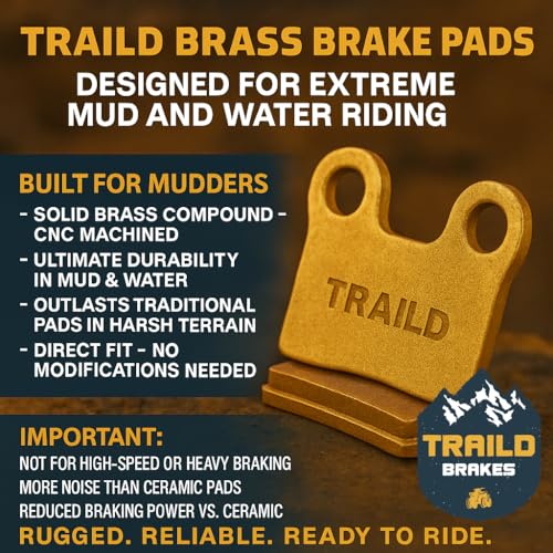 Traild Brass Brake Pad & Rotor Kit for CFMoto Uforce 6-Seater 2022-2026 - style: 6-Seater Brass Pad & Rotor Set