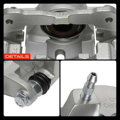 A-Premium Front Left Driver Disc Brake Caliper with Bracket - style: Front Driver Side
