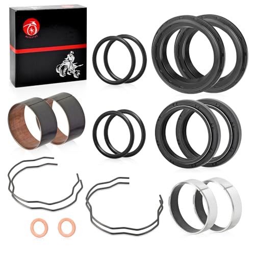 Fork Bushing Dust Oil Seals Kit For Yamaha V-Star 650 950 1100 1300 XVS650 XVS950 XVS1100 XVS1300 MT07 FZ07 XSR 700