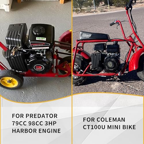 Exhaust With Muffler for Coleman CT100U Mini bike - color: Silver, size: Exhaust Pipe With Muffler