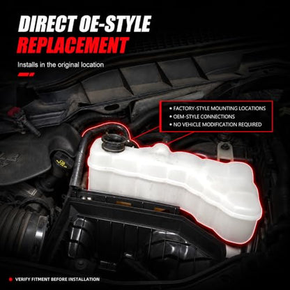 603-380 Engine Coolant Reservoir Tank with Cap for Chrysler 300 - size: 603-380