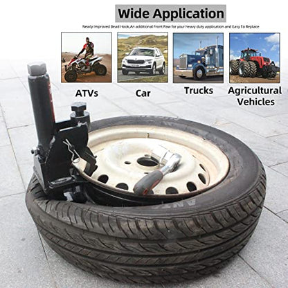 BESTOOL Manual Tire Bead Breaker for 38-42 Inch Farm Tractor and ATV Tires - color: black