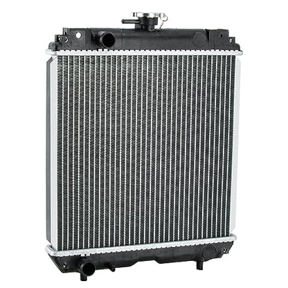 OE# 6C120-58502 6C170-58521 6C120-58500 Radiator Replacement for Kubota Tractor B7410D B7500D B7500DTN B7500HSD B7510D B7510DN B7510HSD B7510HSDTR B7610HSD, 2 Row Aluminium Core - size: 6C120-58502
