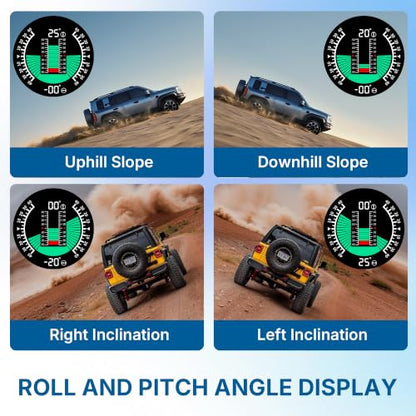 X91 Offroad Inclinometer GPS TPMS for 4x4 SUV