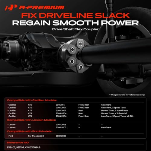 A-Premium Drive Shaft Coupler Flex Joint Propshaft Coupling