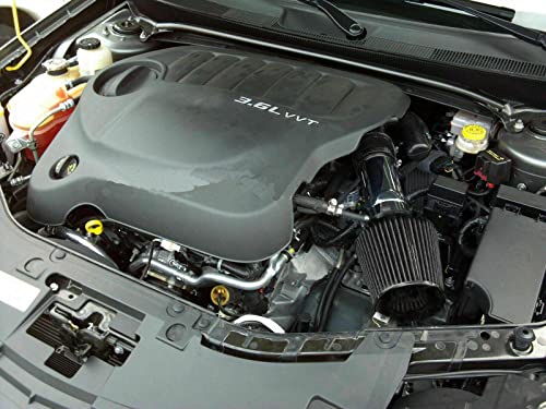 Performance Air Intake System Kit Compatible For 2011-2015 200 Journey Avenger 3.6L V6 (Black) - style: Black