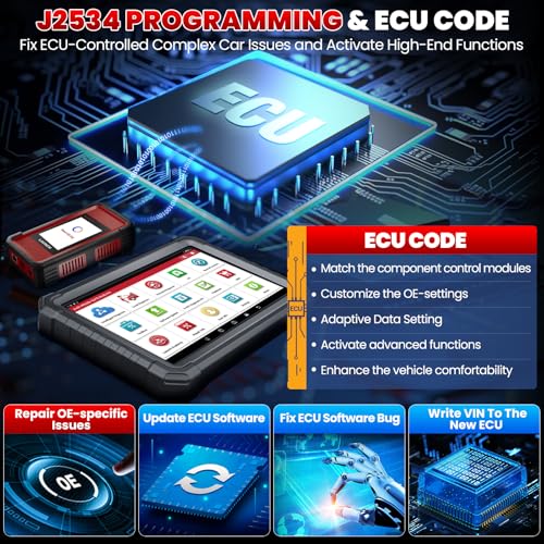 LAUNCH X431 PRO3S+ Elite, 2026 Bidirectional Scan Tool with J2534 Protocols