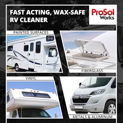 Bug Splat N' All RV Cleaner 32 fl oz - RV Car Wash Kit for Bug Guts, Road Grime, Bird Dropping Cleaner, Oxidation Remover & More - RV Wash for a Streak-Free Shine - Safe on All Surfaces - style: RV Cleaner