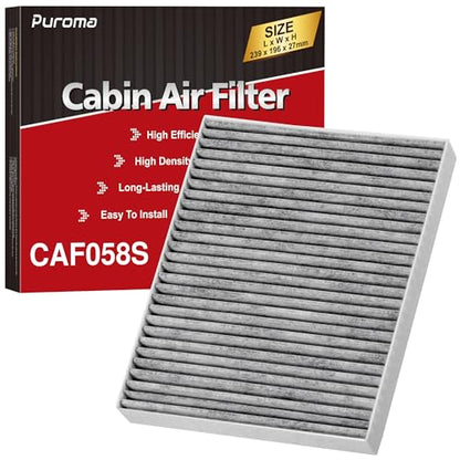 Puroma Cabin Air Filter Activated Carbon for CF12058 CP058 Hyundai KIA - style: CAF058S
