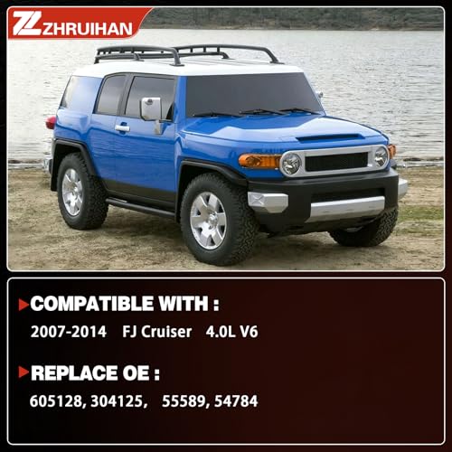 Stainless Steel Exhaust Muffler Pipe System Replacement Kit - size: 2007-2014 FJ Cruiser 4.0L V6