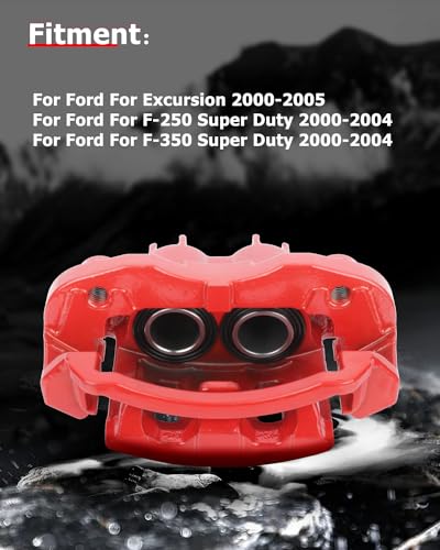 cciyu Rear Left/Right Brake Caliper Assembly w/Bracket 18-B4753 For Ford - size: Rear Left[18-B4753]