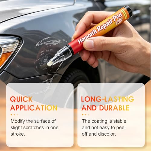 3Pack Weatherproof Magic Car Scratch Removal Pen,Auto Paint Repair Brush Kit,Car Paint Scratch Remover Pen,Easy to Use for All Car Colors & Surfaces