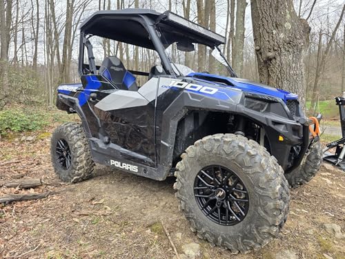RockTrix RT104 14x7 ATV UTV Wheel 4x156 4+3 Offset, Matte Black, 1pc Single - size: 14x7 (4+3)