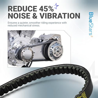 BlueStars 669-18-30 Racing CVT Drive Belt - Fits 49cc 50cc GY6 139QMB - size: 669-18-30