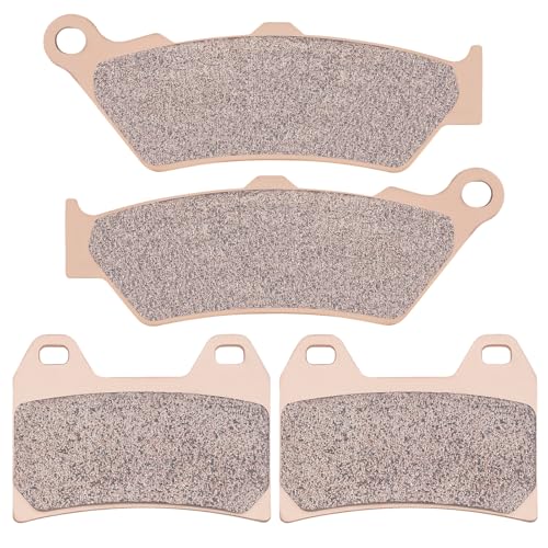 AHL Front & Rear Brake Pads Set for Victory V92C (All Models Single Front Rotor) 1998-2003 (Sintered copper-based) - size: Sintered copper-based