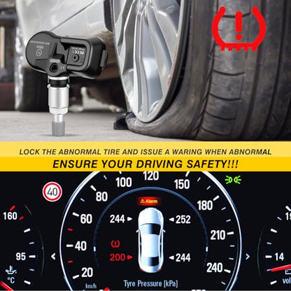 Pre-Programmed TPMS Sensors Fit for Toyota Lexus Subaru,315MHz and 433MHz - size: 42607-06011