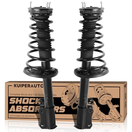 KUIPERAUTO 172309 172310 Pair Rear Complete Strut Spring Shock Absorber Compatible with 2008-2011 Toyota Camry Avalon - size: 2x Rear Struts, style: 07-11 Toyota Camry