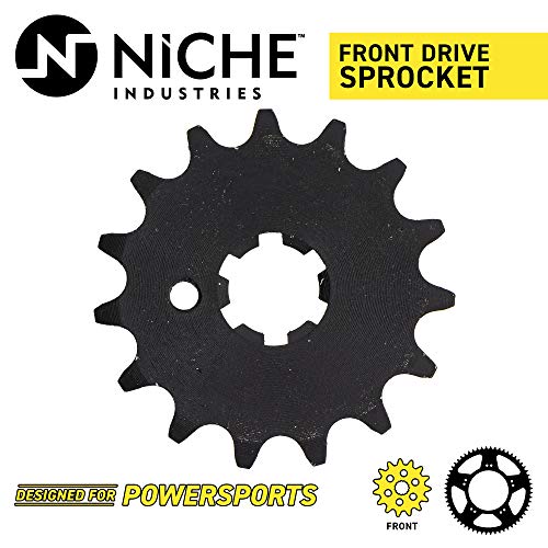 NICHE Drive Sprocket Chain Combo for Yamaha PW80 Y-Zinger Front 15 Rear 32 Tooth 420VM-X X-Ring 84 Links