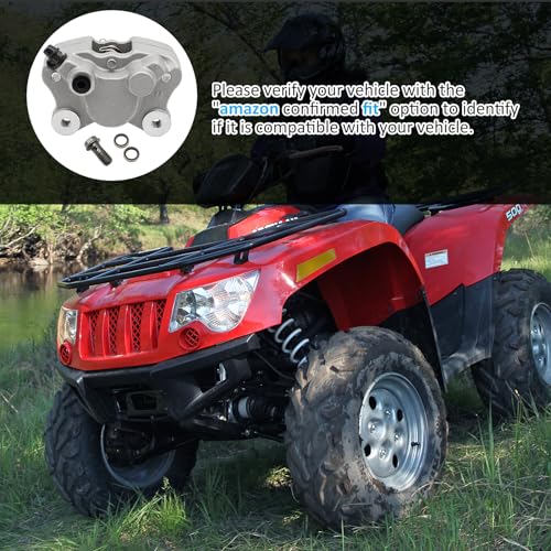 M MATI Front Left or Rear Right Brake Caliper with Pads for Arctic Cat ATV 250 300 375 400 454 500 0402-011
