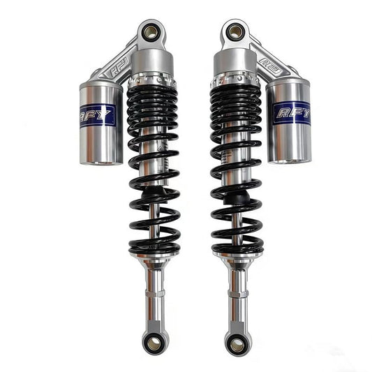 14.17 inch Motorcycle Air Shock Absorber Suspension ATV Quad 2pcs - color: Silver