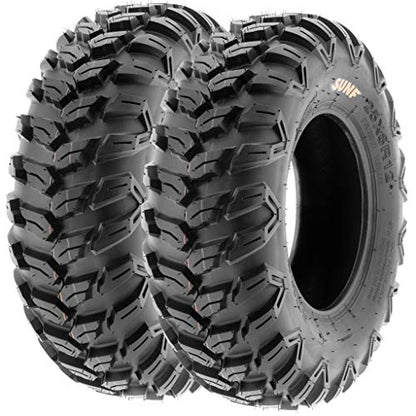 SunF A043 XC Sport-Performance ATV/UTV Off-Road RADIAL Tires - 25x8R12, 6PR (Pair of 2) - size: 25x8R12