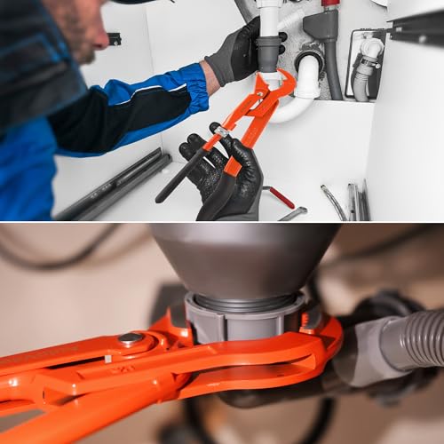 12-Inch 45°Angled Jaw Swedish Pipe Wrench
