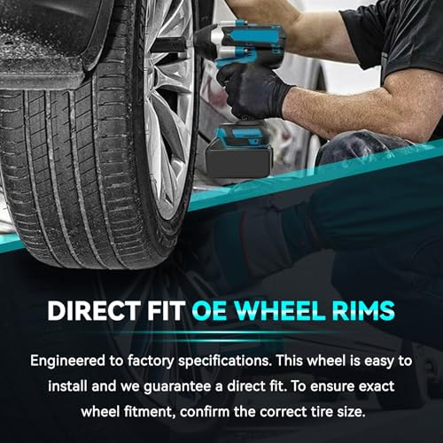 New Single 18 Inch 18x8.5 Inch Premium Aluminum Alloy Rear Wheel Rim Fits for BMW 3 & 4 Series Activehybrid 2012 2013 2014 2015 2016 2017 2018 2019 2020, 36117845881 Direct Fit OE Replacement