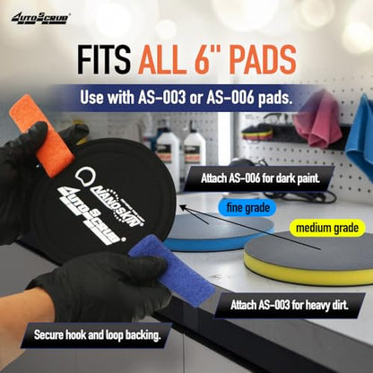 Nanoskin AUTOSCRUB Hand Strap for Surface Prep, 5.75" - style: Hand Applicator