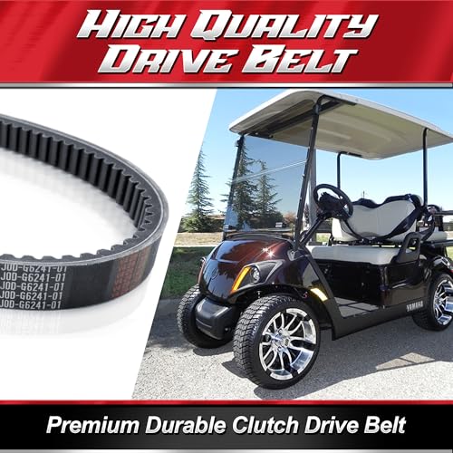 Drive Belt fits Yamaha Drive 2 Quietech Golf Carts (2017-Present) - Premium Heavy Duty Clutch Drive Belt fits Yamaha Drive 2 Golf Cart Accessories - color: Drive 2 Standard Duty