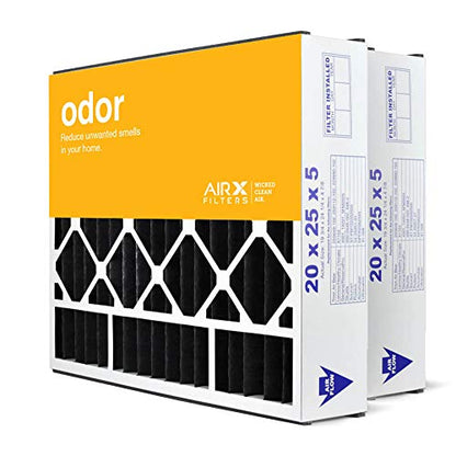 AIRx Filters 20x25x5 Furnace & AC Filter MERV 8 Fits Air Bear 229990-102 - size: 2 Pack, style: MERV 8