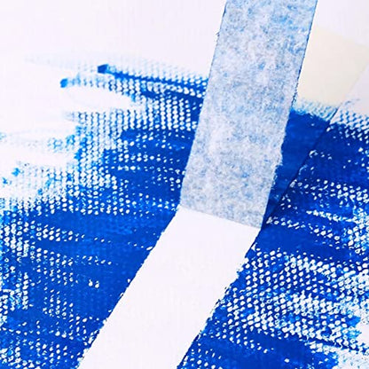 LLPT Painters Tape Masking Tape 5 Pack 1" x 55 Yards Each, Blue - color: Blue, size: 1" x 55 Yards
