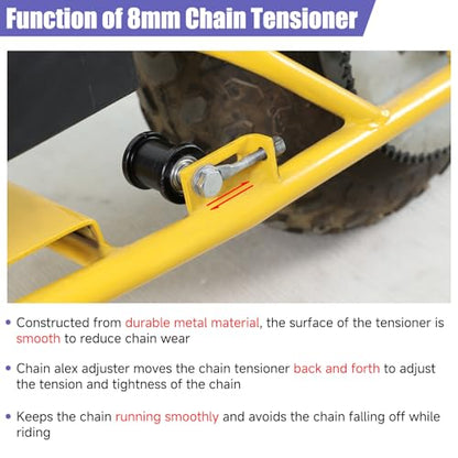 60 Tooth Sprocket 35 Chain Compatible with Coleman Mini Bike CT100U