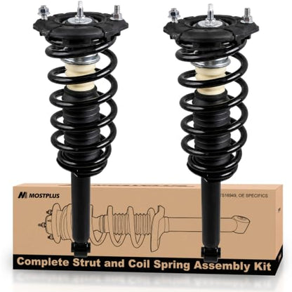 MOSTPLUS Rear Strut Shock Assemblies Compatible with 2000-2004 Infiniti I30 I35 2000-2003 Nissan Maxima (Set of 2) - size: Front Struts, style: 2000-2003 Maxima
