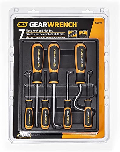 GEARWRENCH 7 Piece Hook & Pick Set | 84000H - size: 7 Pc. Set