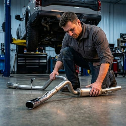 MBRP S5082409 3" Cat Back, Dual Split Side Exhaust System (T409)