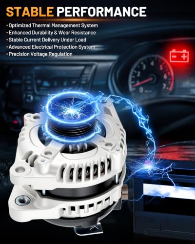 Alternator 11390 130A Fit for Honda Accord 2008-2012 - size: 11390N