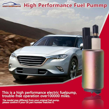 Electric Intank Fuel Pump Core with Installation Kit (140-160 LPH) FIT Ford Explorer Mustang Focus F-150 F-250 F-350, OE-Matching 12V DC Pump Replaces E2157 FE0117 (Internal Core Only) - 1 Pack