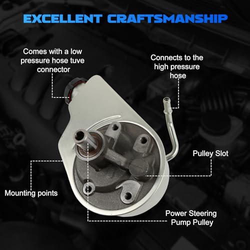Power Steering Pump 20-8740 fit for Sierra Silverado Escalade Tahoe - size: 20-8740