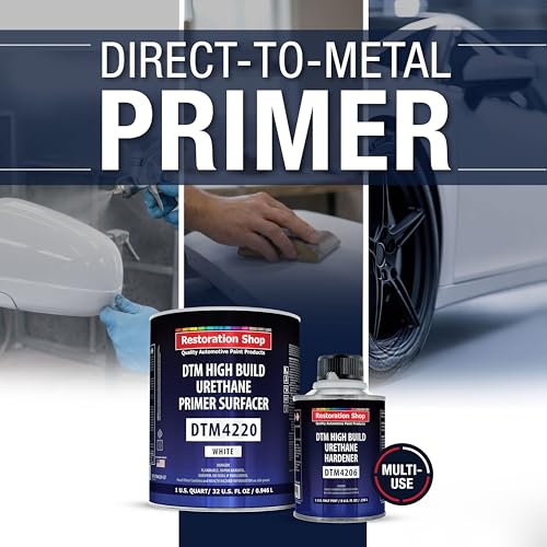 1.25 Quart 2K High Build Primer Automotive Paint Kit - 1 Qt. White - color: White, size: 64 Fl Oz (Pack of 1)