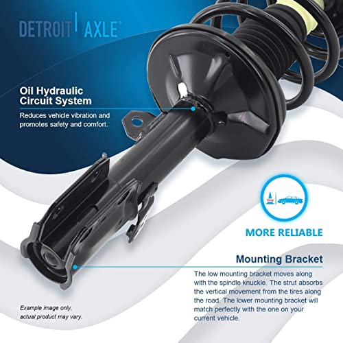 Detroit Axle - 4pc Front Struts Kit for Toyota 2003-2008 Matrix - size: 4QS3701643/Sway Kit