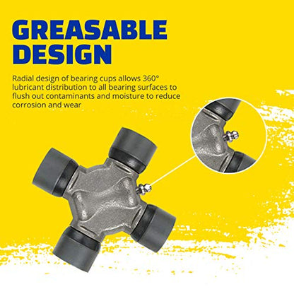 MOOG 330C Greaseable Premium Universal Joint for Chevrolet Silverado 2500 HD