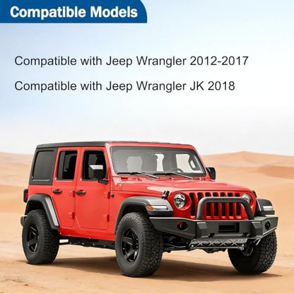 55111395AE 55111394AC Radiator Coolant Hose Compatible with Jeep Wrangler 2012-2018 for Wrangler JK 2018 Upper and Lower Cooling Outlet Pipe
