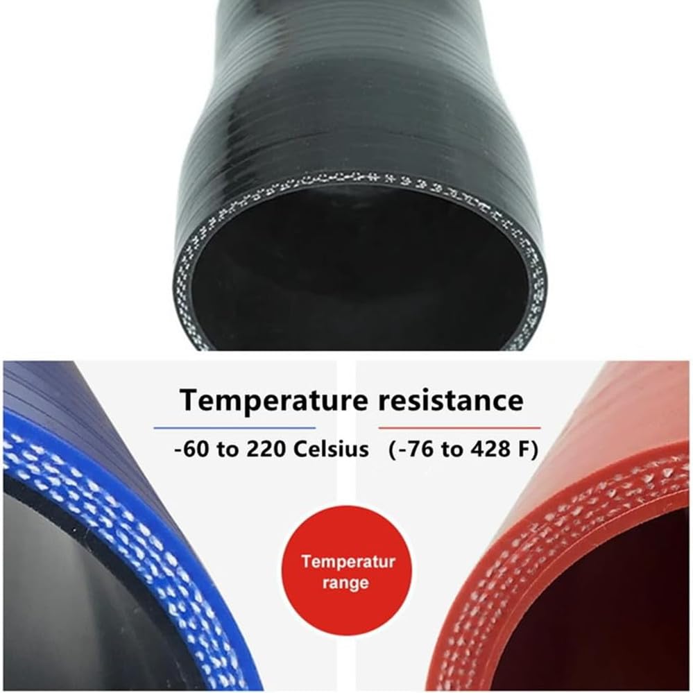 1.5" ID 90 Degree Elbow Silicone Coupler Hose with Clamps Black - color: Black, size: 1.5" (38mm)