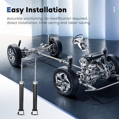 Rear Shock Absorber Struts Assembly Compatible with Nissan Altima 2002 2003 2004 2005 2006, Replace for 344395, 2Pcs