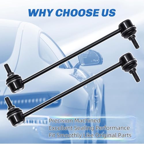 Sway Bar Link Front Compatible With Chrysler Sebring Dodge Avenger Dodge Caliber Jeep Compass Patriot Mitsubishi Outlander Mazda Automotive Replacement Sway Bar Link Kits, K80258 - size: K80258
