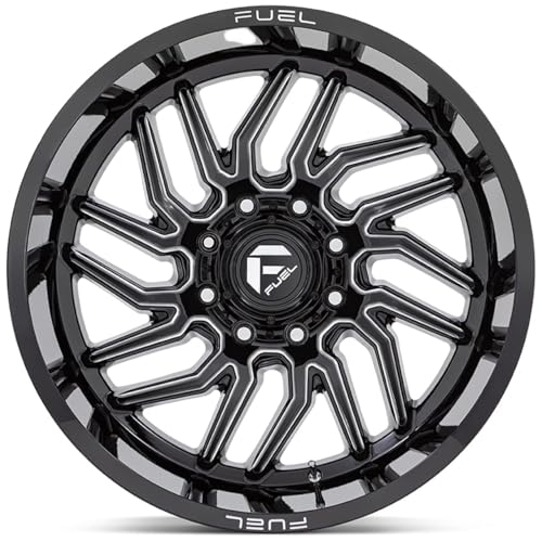 FUEL OFF-ROAD D807 HURRICANE 20X10, 5X5.0, 4.79, 18mm GLOSS BLACK MILLED - D80720007547 - color: GLOSS BLACK MILLED, size: 20X10, 5X5.0, 4.79, -18mm