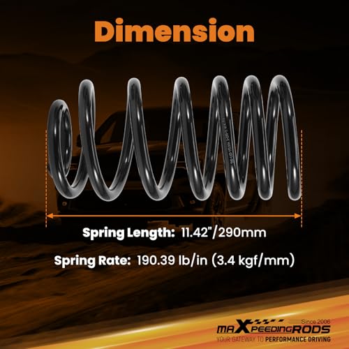 maXpeedingrods 6” Rear Lowering Spring for GM SUV 2000-2006, for Tahoe - size: 6" Rear